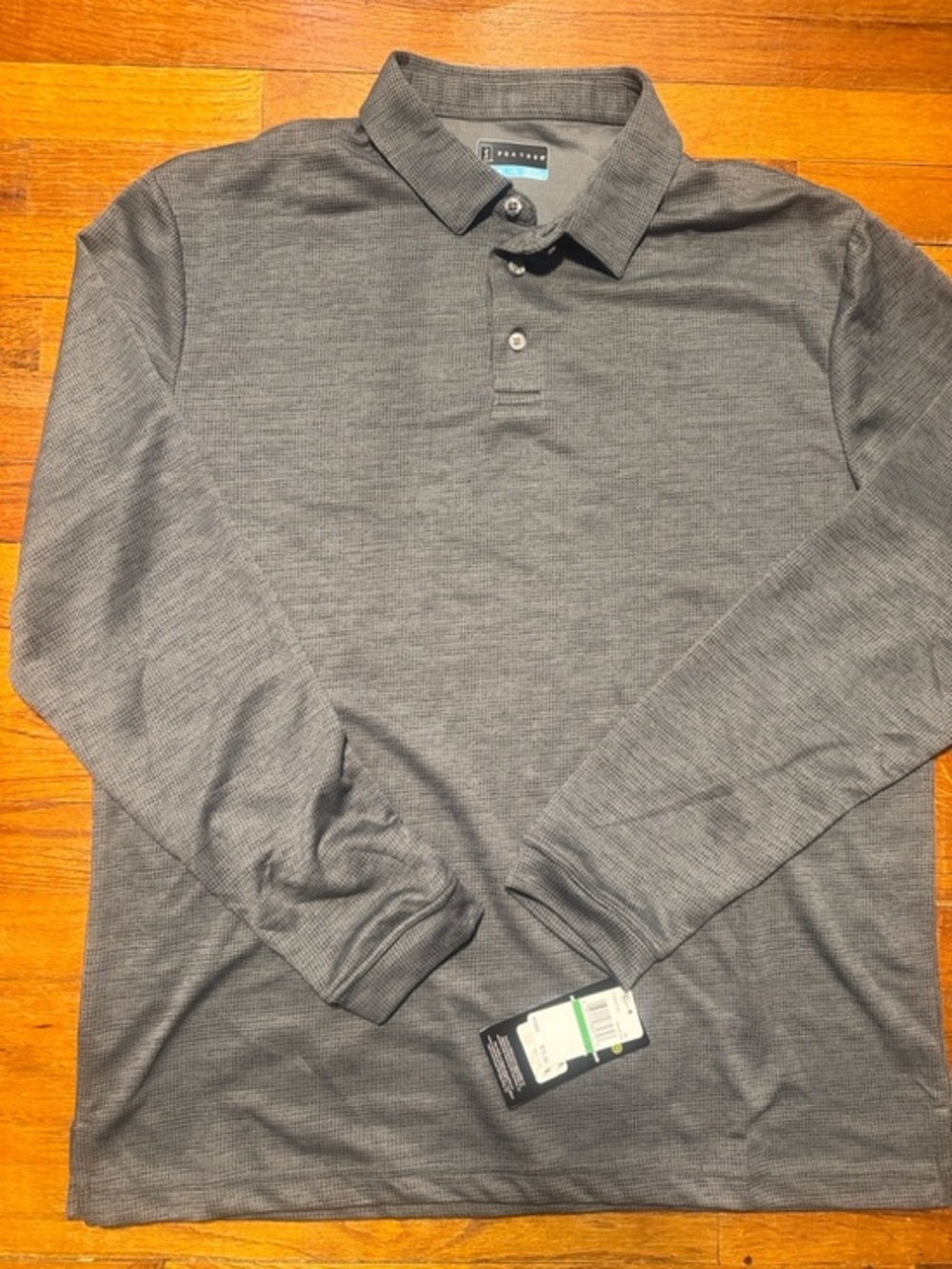 New PGATOUR long sleeve collar shirt